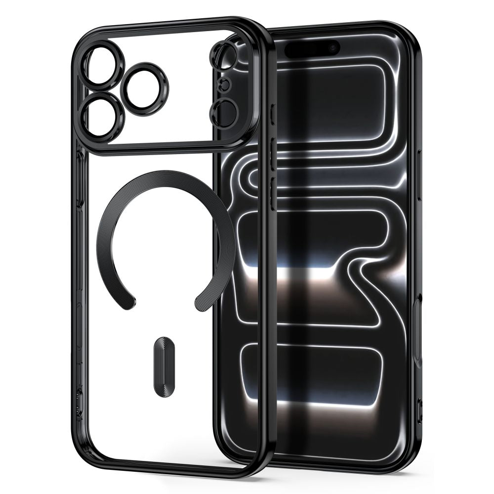 Tech-Protect iPhone 18 Pro / iPhone 17 Pro - Θήκη Σιλικόνης TPU με MagSafe - MagFlex - Shiny Black