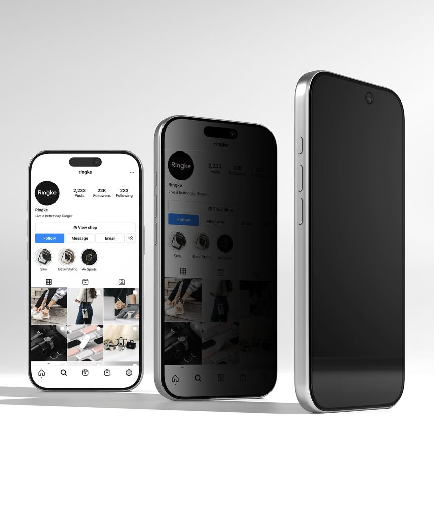 Ringke iPhone 18 Pro Max - Privacy Αντιχαρακτικό Γυαλί Οθόνης - 2 Τεμάχια - Easy Slide - Privacy