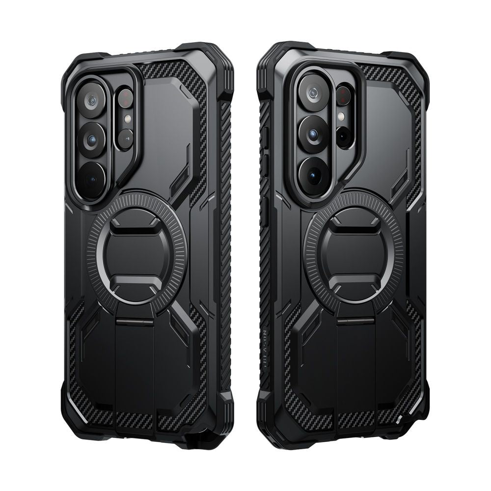 Supcase Samsung Galaxy S26 Ultra - Σκληρή Θήκη με Προστασία Οθόνης και Stand - Armorbox Clip Mag - Black