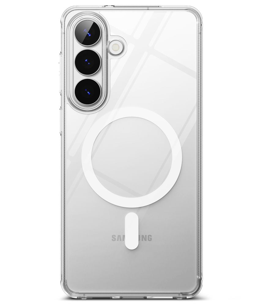 Ringke Samsung Galaxy S26 Plus - Σκληρή Θήκη με Πλαίσιο Σιλικόνης και MagSafe - Fusion Magnetic - Clear