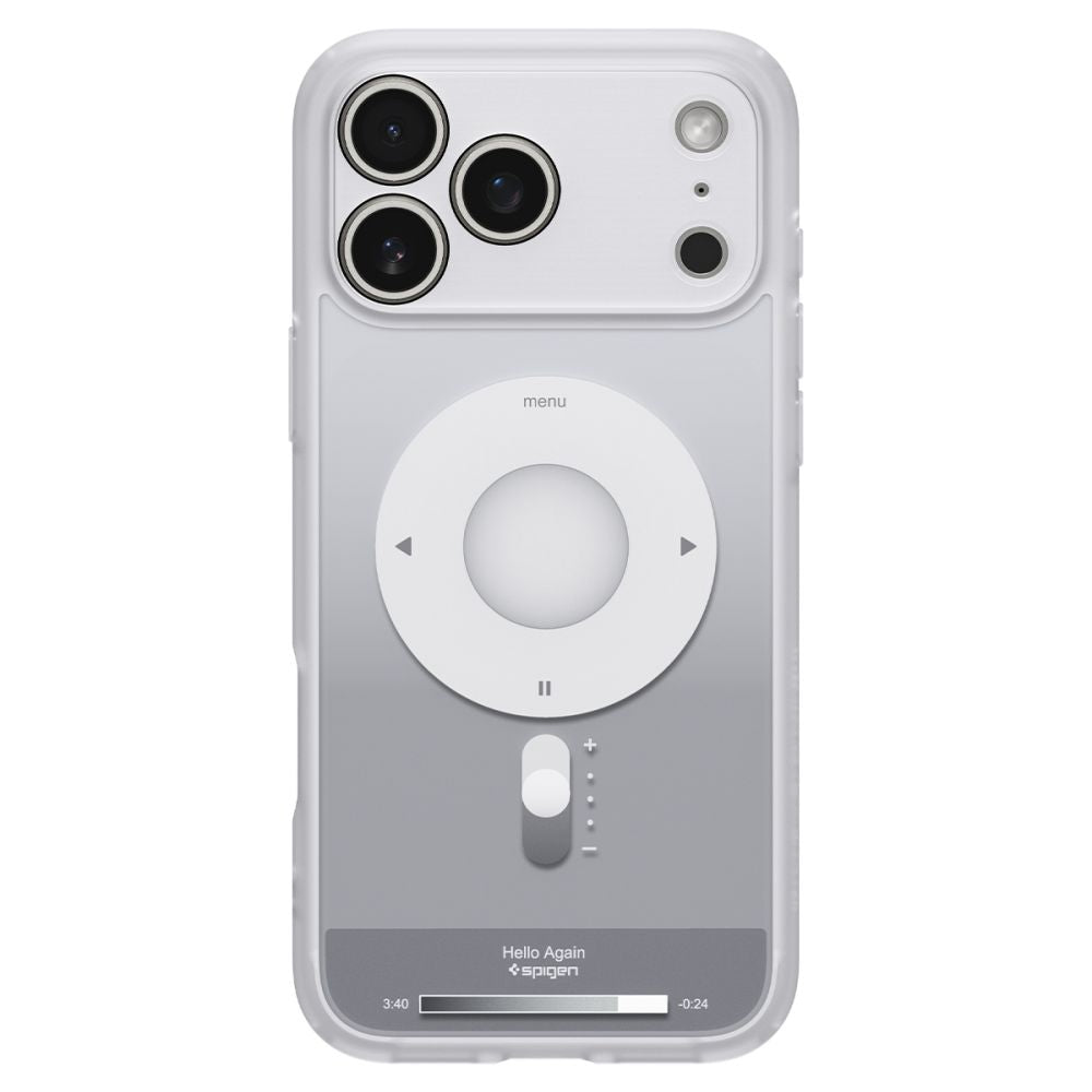 Spigen iPhone 18 Pro Max / iPhone 17 Pro Max - Σκληρή Θήκη με Πλαίσιο Σιλικόνης Και MagSafe - Ultra Hybrid Classic - Classic Silver