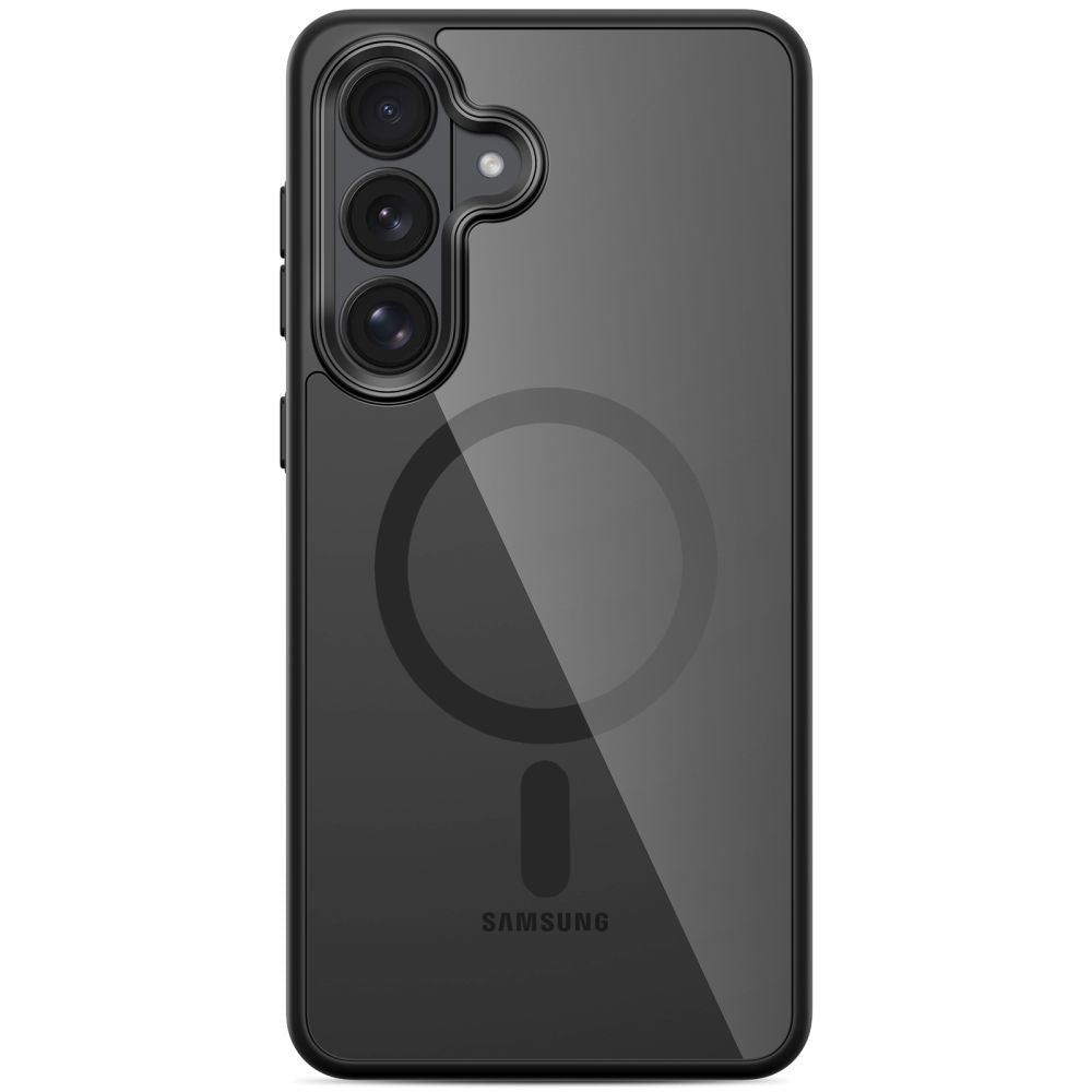 Tech - Protect Samsung Galaxy S26 Plus - Σκληρή Θήκη με Πλαίσιο Σιλικόνης και MagSafe - MagMat MagSafe - Clear / Black