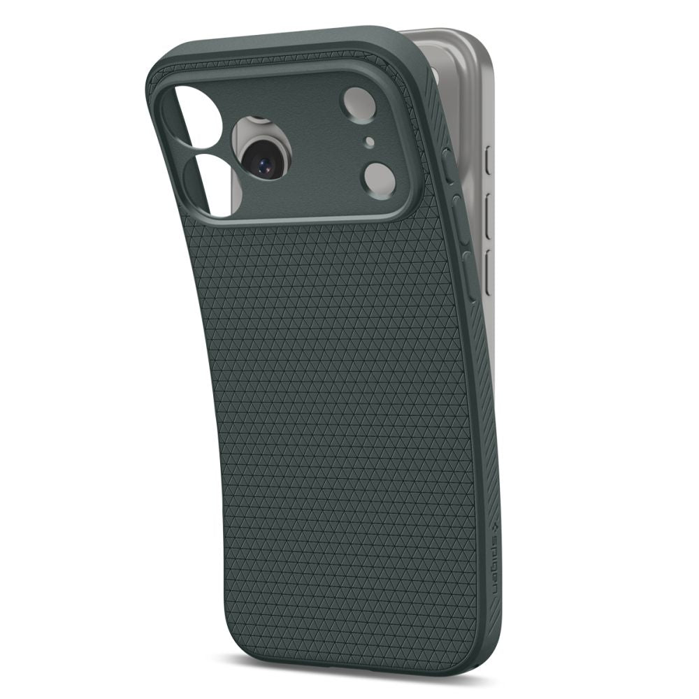 Spigen iPhone 18 Pro / iPhone 17 Pro - Θήκη Σιλικόνης - Liquid Air - Abyss Green