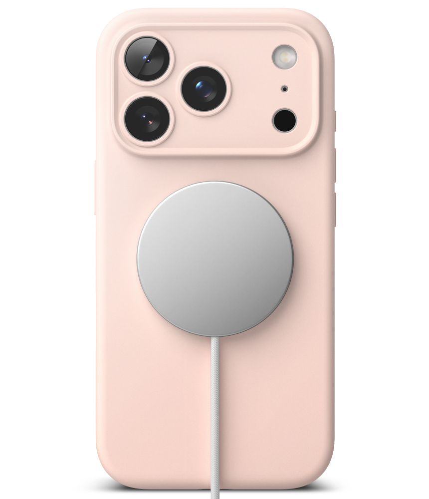 Ringke iPhone 18 Pro Max - Θήκη Σιλικόνης MagSafe - Silicone Magnetic - Pink Sand