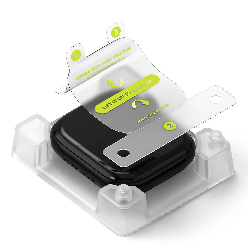 Ringke Προστασία Οθόνης Apple Watch 10/11 - 46mm - Dual Easy Pro Προστατευτική Μεμβράνη Οθόνης - 2 Τεμάχια - Διάφανη