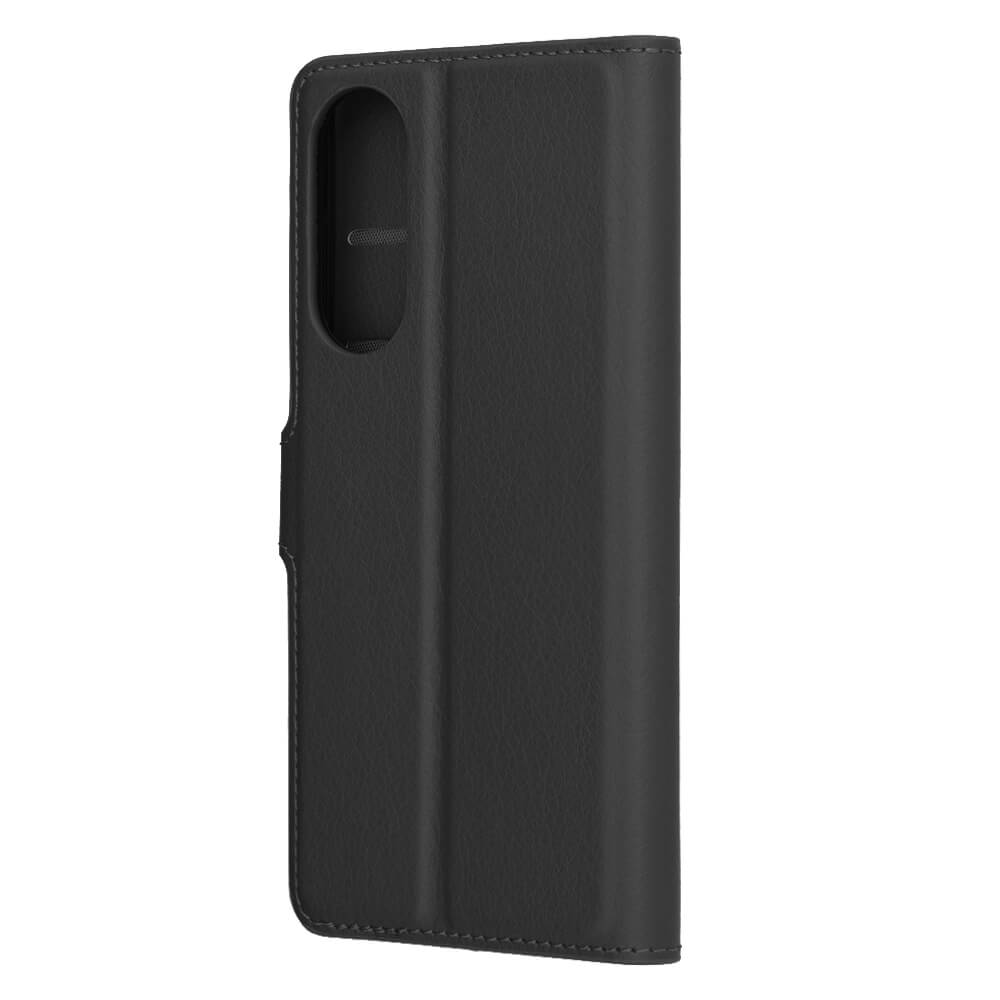 Techsuit Samsung Galaxy S25 Edge - Leather Folio - Θήκη Πορτοφόλι από Δερματίνη με Stand - Black