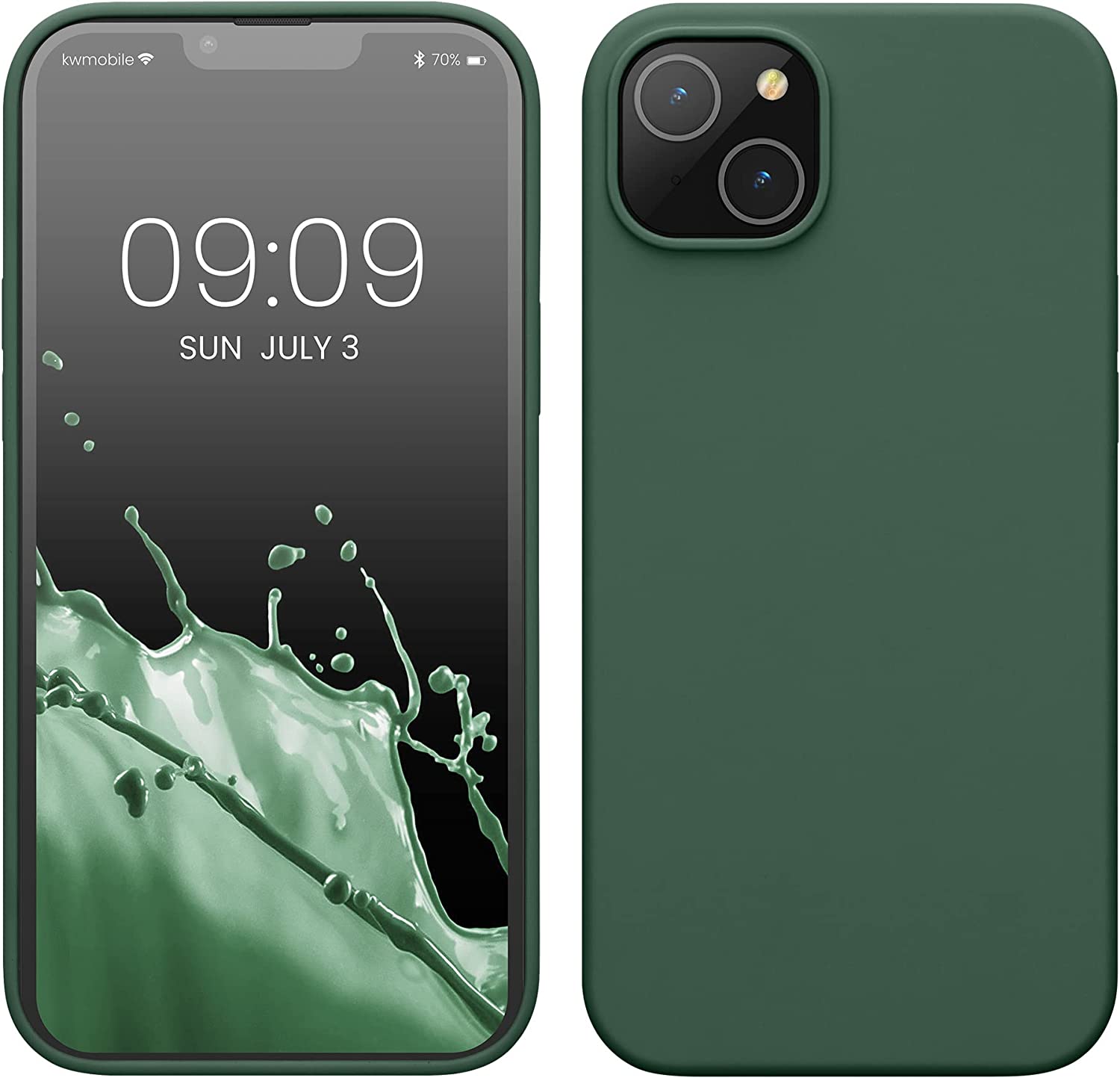 KW iPhone 14 Plus Θήκη Σιλικόνης TPU - Forest Green - 59072.166