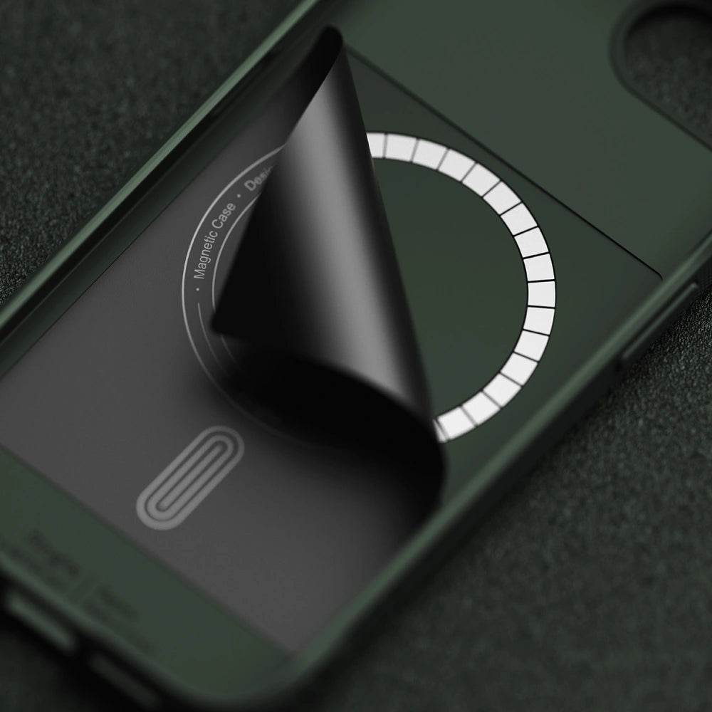 Ringke iPhone 16e Onyx MagSafe Θήκη Σιλικόνης με MagSafe - Dark Green
