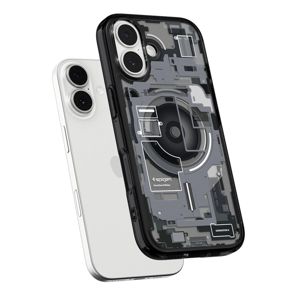 Spigen iPhone 17 - Ultra Hybrid Mag - Σκληρή Θήκη με Πλαίσιο Σιλικόνης Και MagSafe - Zero One Black