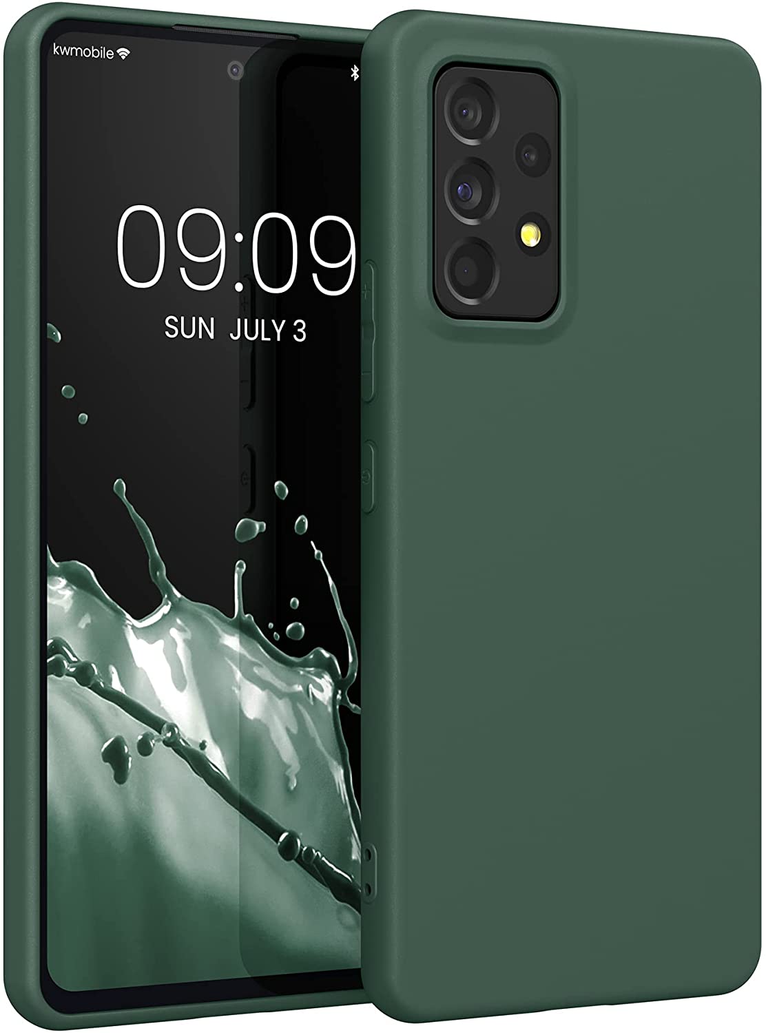 KW Samsung Galaxy A53 5G Θήκη Σιλικόνης TPU - Moss Green - 57808.169