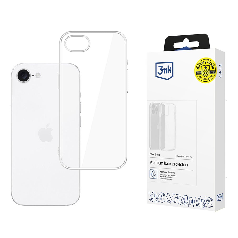 3MK iPhone 16e / iPhone 17e Θήκη Σιλικόνης TPU - Clear Case - Clear