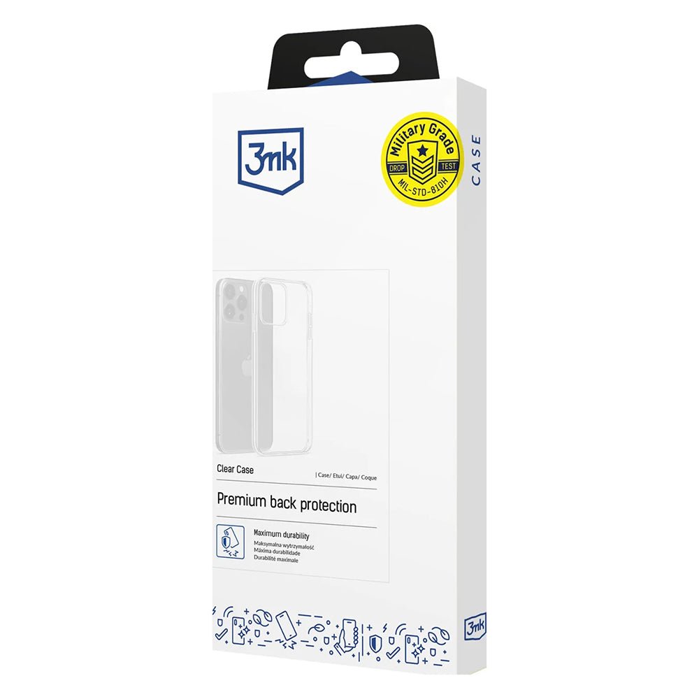 3MK iPhone 17 Pro Max Θήκη Σιλικόνης TPU - Clear Case - Clear