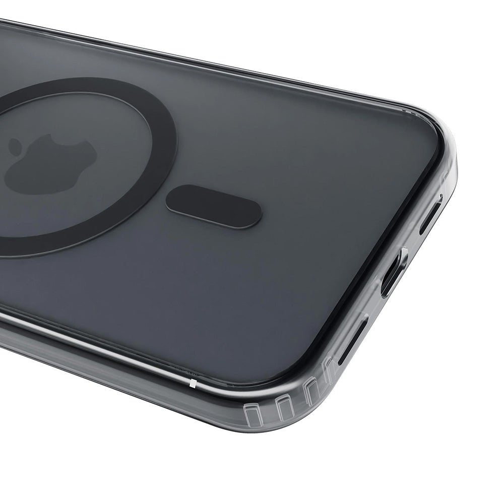 3MK iPhone 17 Pro Σκληρή Θήκη με Πλαίσιο Σιλικόνης και MagSafe - Frosty MagCase - White