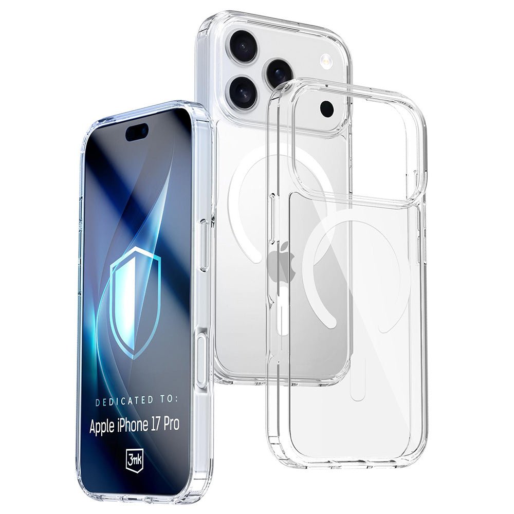 3MK iPhone 17 Pro Θήκη Σιλικόνης με MagSafe - Armor MagCase - Clear