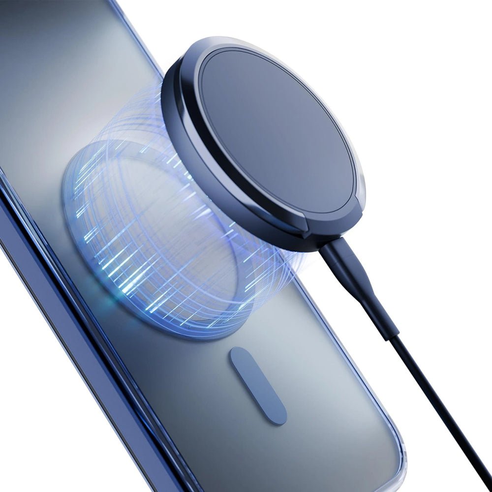 3MK iPhone 17 Σκληρή Θήκη με Πλαίσιο Σιλικόνης και MagSafe - Frosty MagCase - Blue