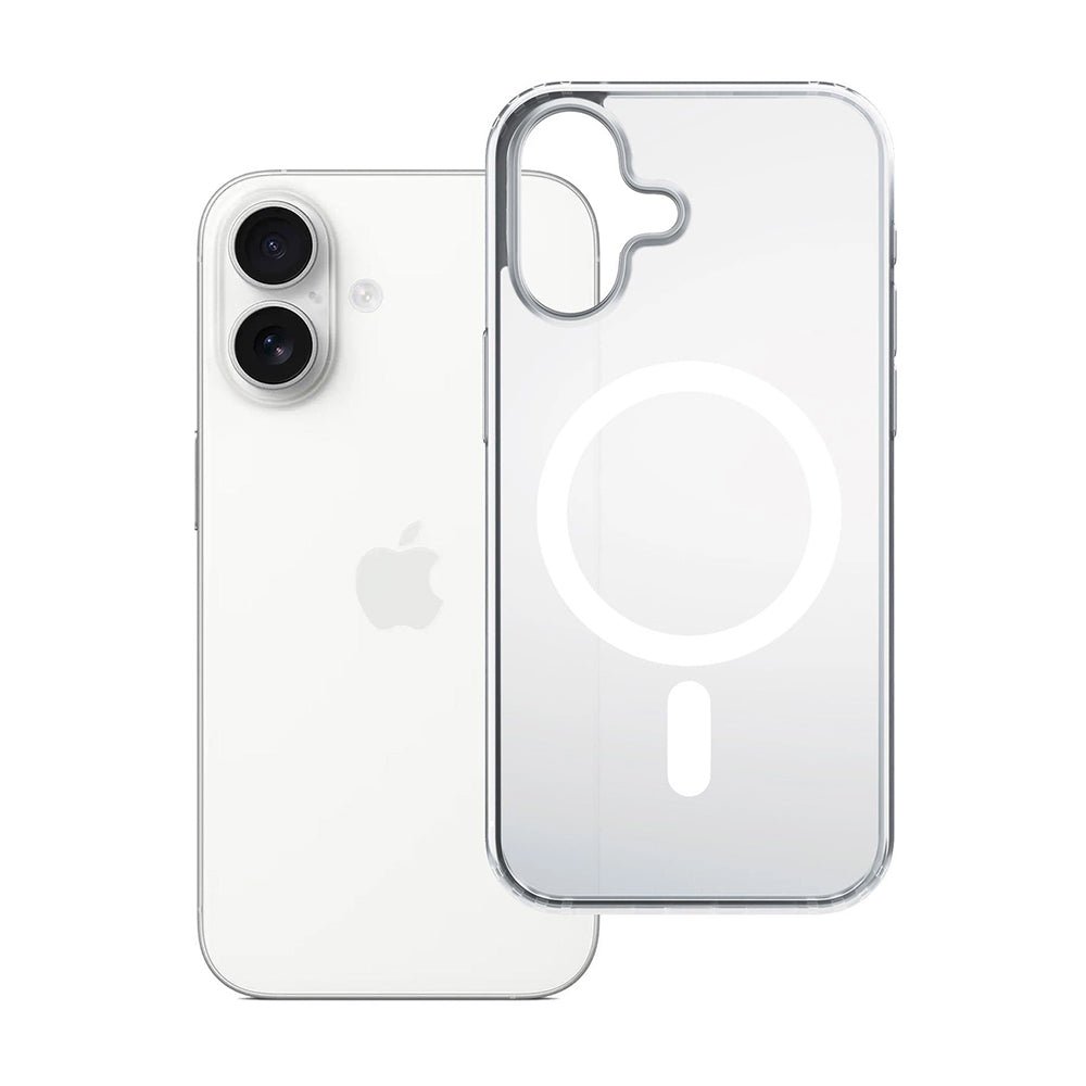 3MK iPhone 17 Σκληρή Θήκη με Πλαίσιο Σιλικόνης και MagSafe - Frosty MagCase - White