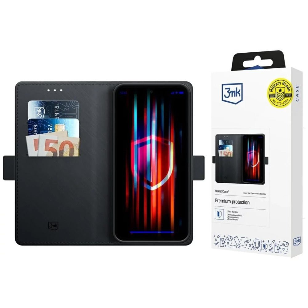 3MK iPhone 17 - Θήκη Πορτοφόλι Stand από Δερματίνη - Wallet Case - Black