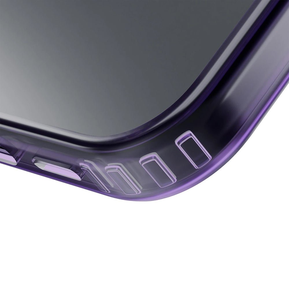3MK iPhone Air Σκληρή Θήκη με Πλαίσιο Σιλικόνης και MagSafe - Frosty MagCase - Purple