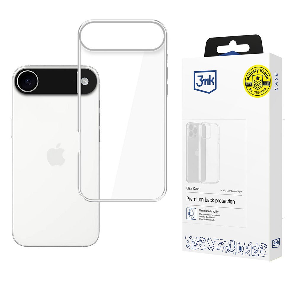 3MK iPhone Air Θήκη Σιλικόνης TPU - Clear Case - Clear