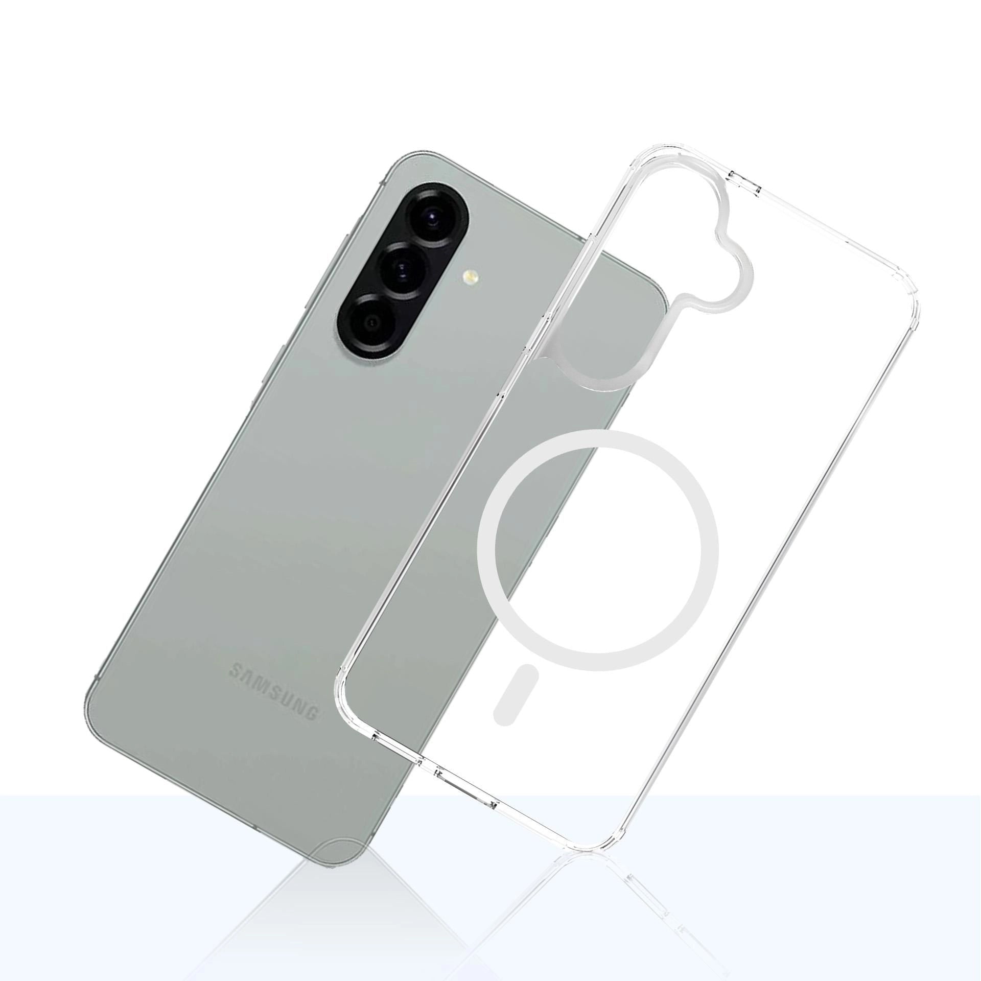 3MK Samsung Galaxy A57 5G Θήκη Σιλικόνης με MagSafe - Armor MagCase - Clear