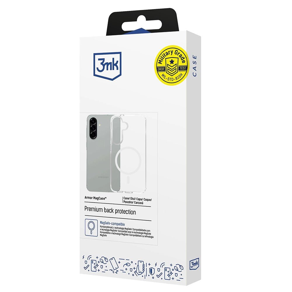 3MK Samsung Galaxy A57 5G Θήκη Σιλικόνης με MagSafe - Armor MagCase - Clear