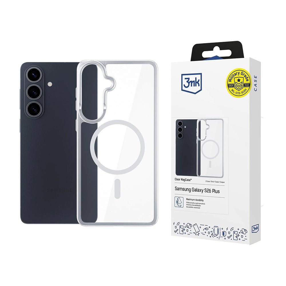 3MK Samsung Galaxy S26 Θήκη Σιλικόνης με MagSafe - Armor MagCase - Clear