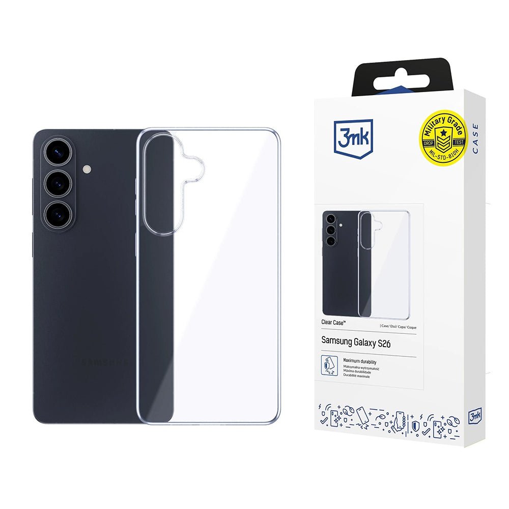 3MK Samsung Galaxy S26 Θήκη Σιλικόνης TPU - Clear Case - Clear
