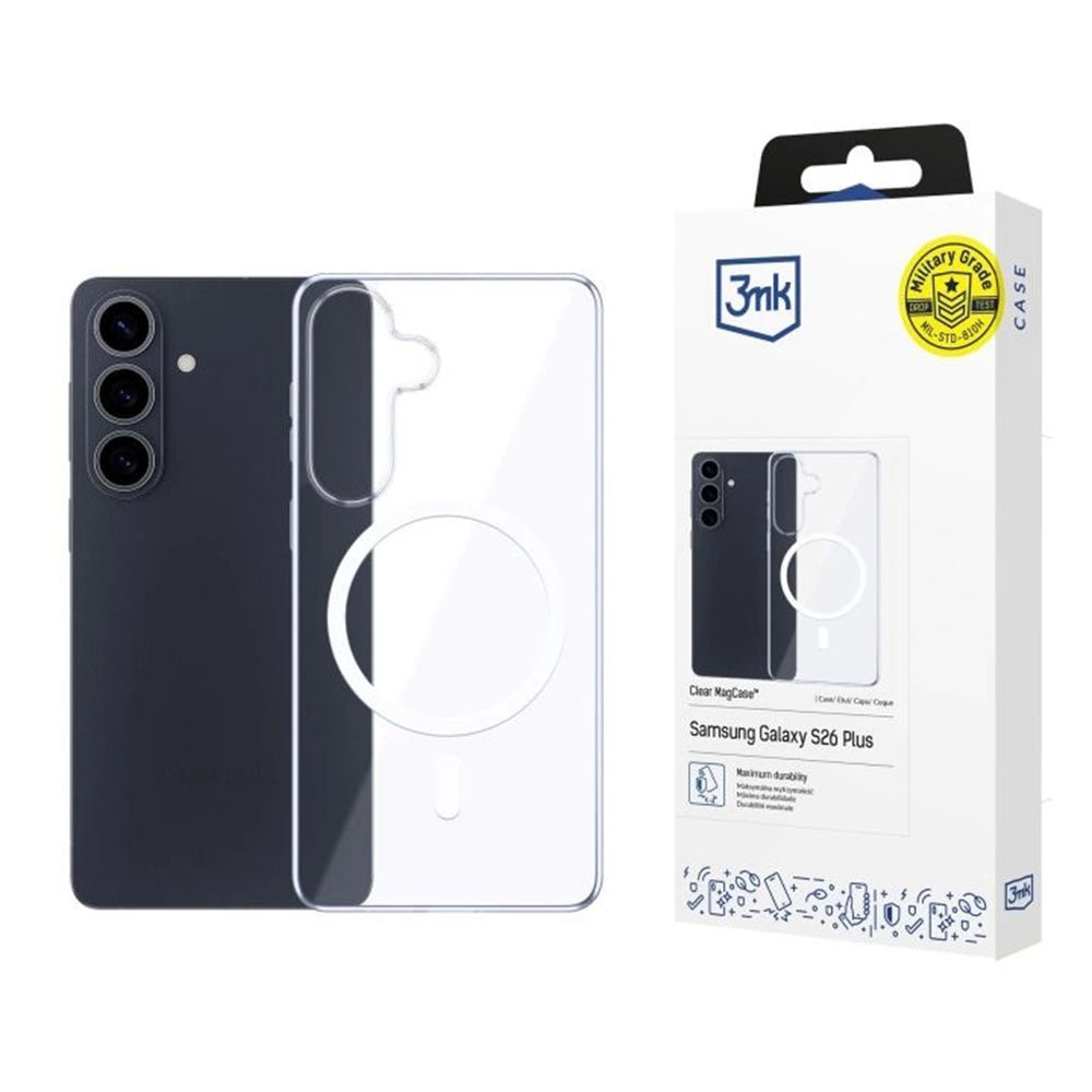 3MK Samsung Galaxy S26 Θήκη Σιλικόνης TPU με MagSafe - Clear MagCase - Clear