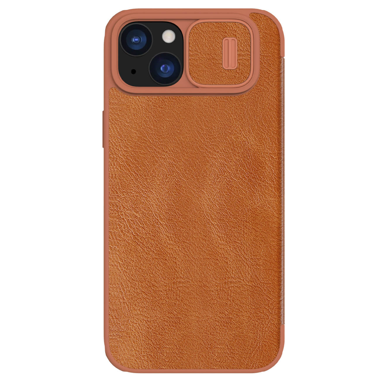 Nillkin iPhone 15 Plus Qin Pro Leather Θήκη Βιβλίο με Κάλυμμα για την Κάμερα - Brown