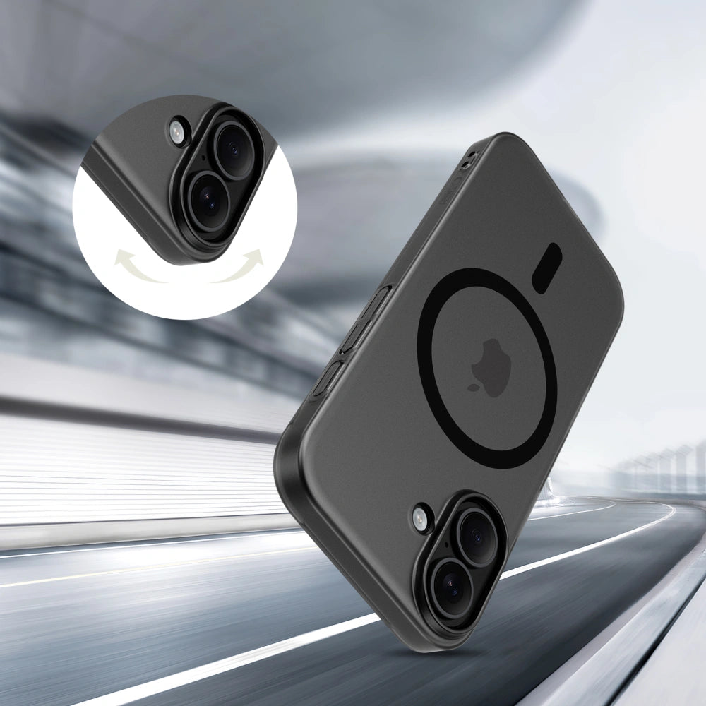 Tech-Protect iPhone 17 MagSlim - Σκληρή Θήκη με MagSafe - Matte / Black