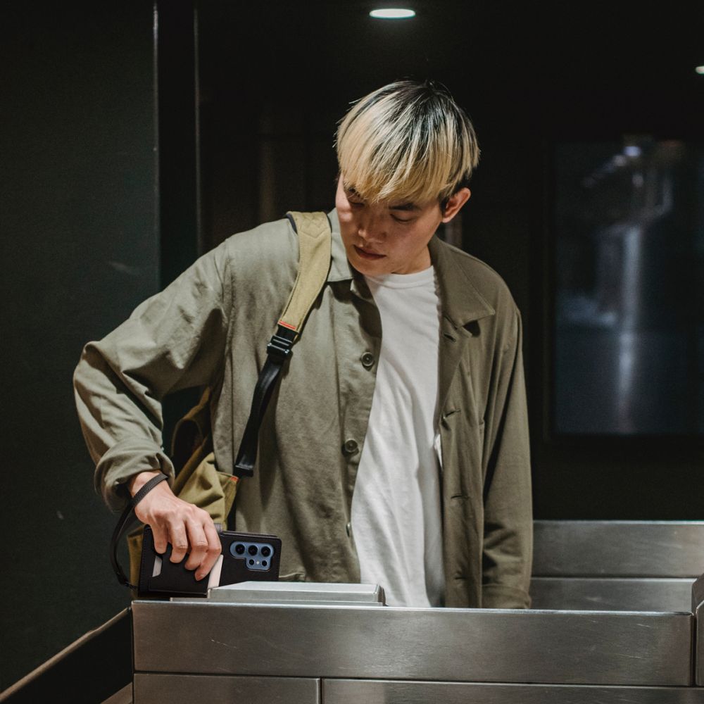 Spigen Samsung Galaxy S25 Ultra Wallet S Θήκη Πορτοφόλι από Δερματίνη - Black