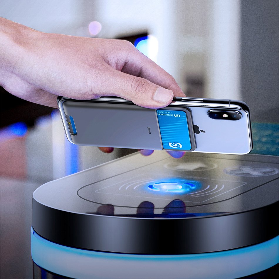 Baseus Back Stick Silicone Card Bag - Θήκη Σιλικόνης για Κάρτες - French Grey - ACKD-B0G