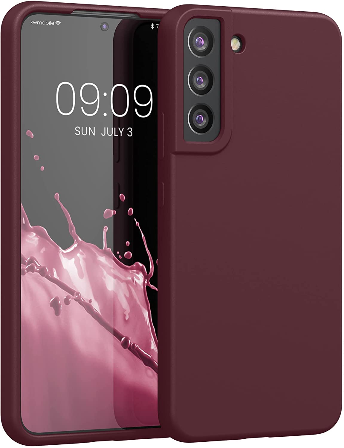 KW Samsung Galaxy S22 Plus Θήκη Σιλικόνης Rubberized TPU - Tawny Red - 56761.190