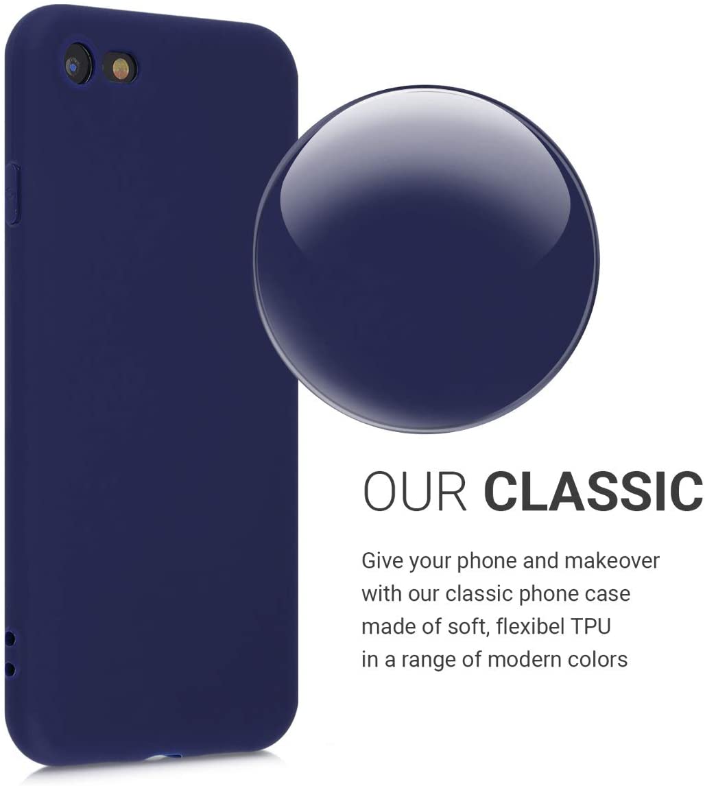 KW iPhone SE 2022 / SE 2020 / 7 / 8 Θήκη Σιλικόνης TPU - Deep Blue Sea - 39458.182