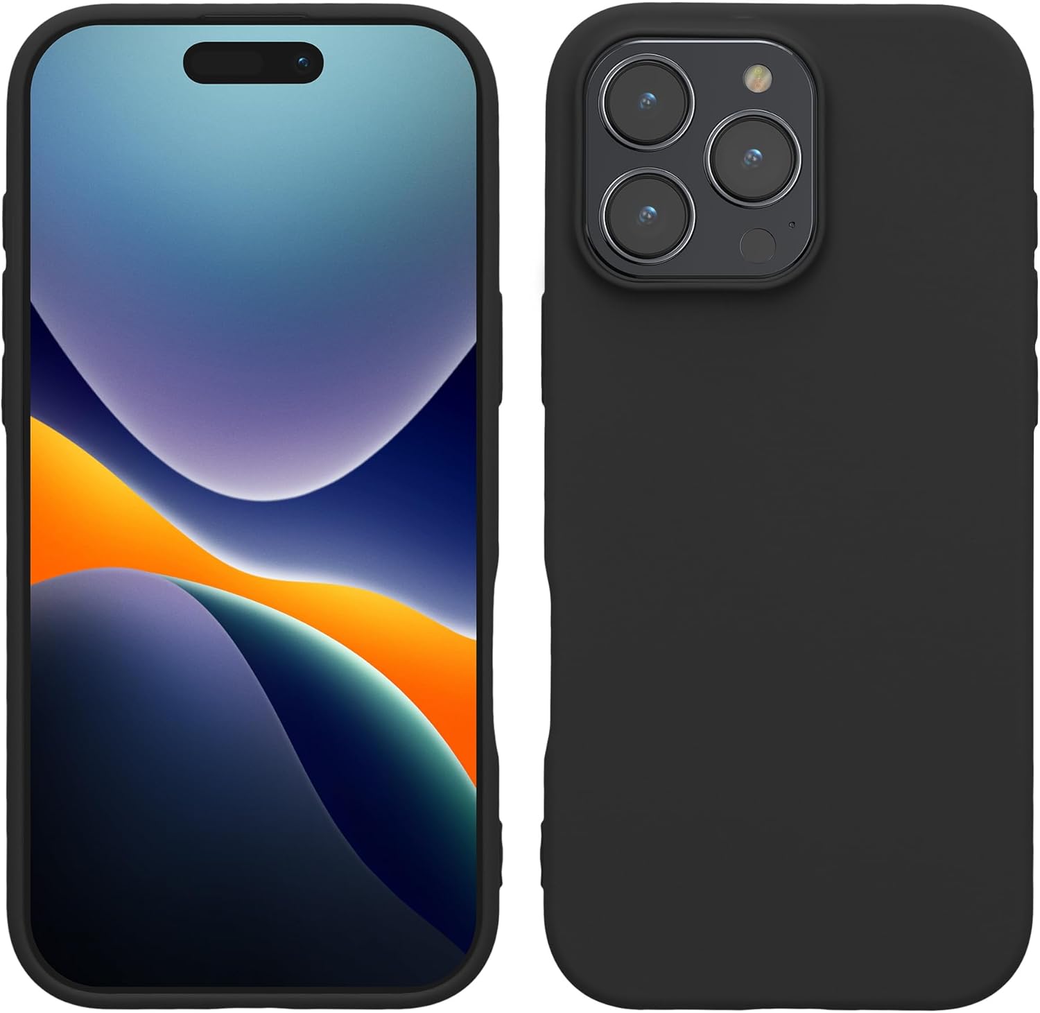 KW iPhone 16 Pro Max Λεπτή Θήκη Σιλικόνης TPU - Matte Black