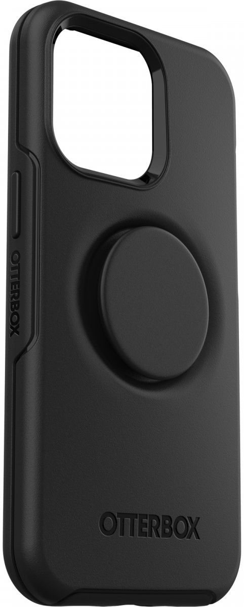 OtterBox iPhone 13 Pro Otter + Pop Symmetry Series Σκληρή Θήκη με Πλαίσιο Σιλικόνης και Ενσωματωμένο Pop Holder - Black