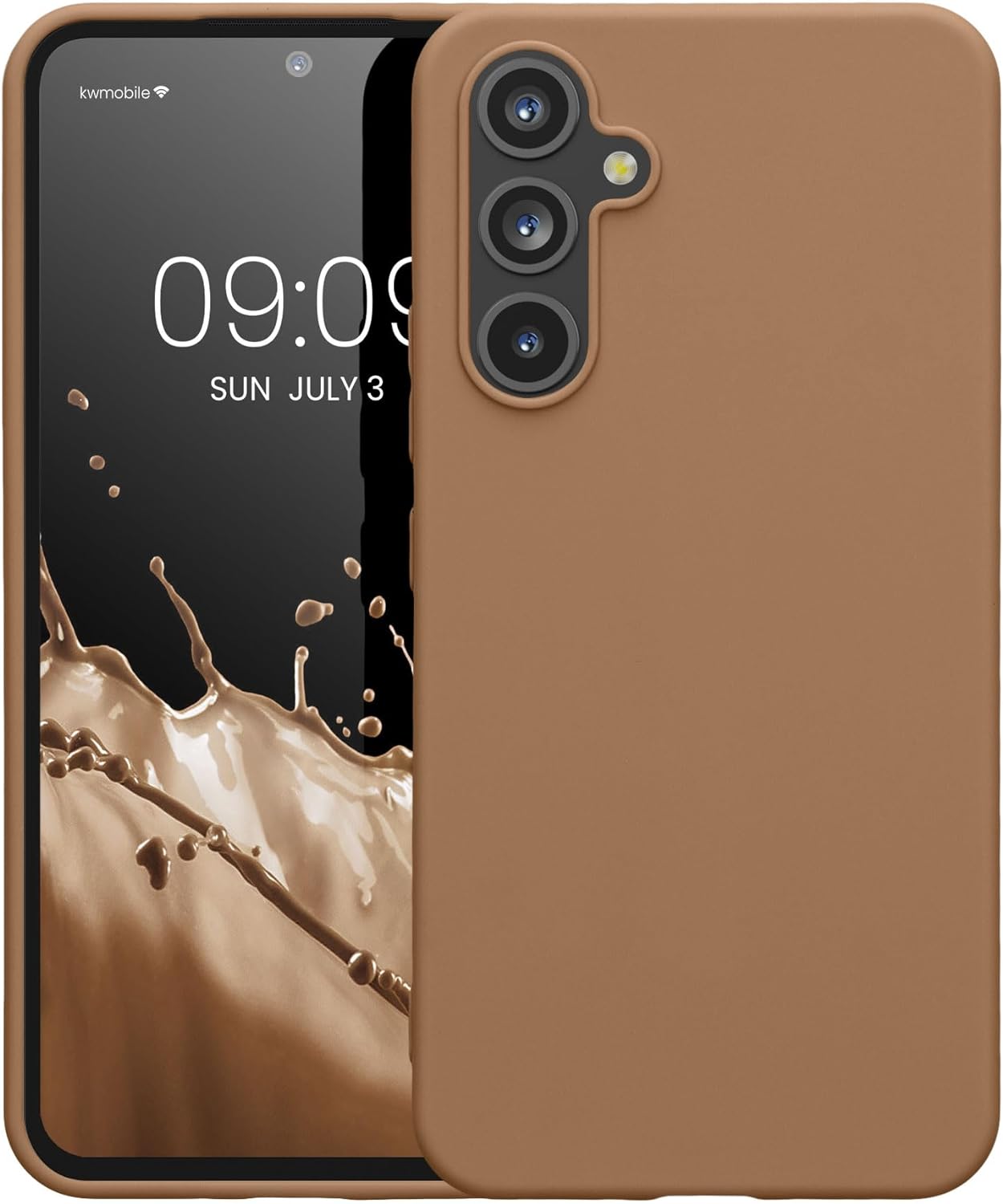 KW Samsung Galaxy A54 5G Θήκη Σιλικόνης TPU - Cappuccino