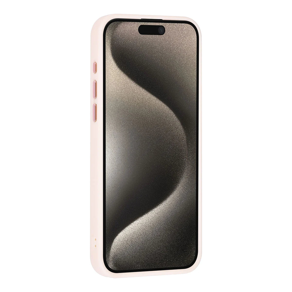 Tuniq iPhone 15 Pro Max - MagSafe - Σκληρή Θήκη με Πλαίσιο Σιλικόνης - Ροζ / Διάφανη