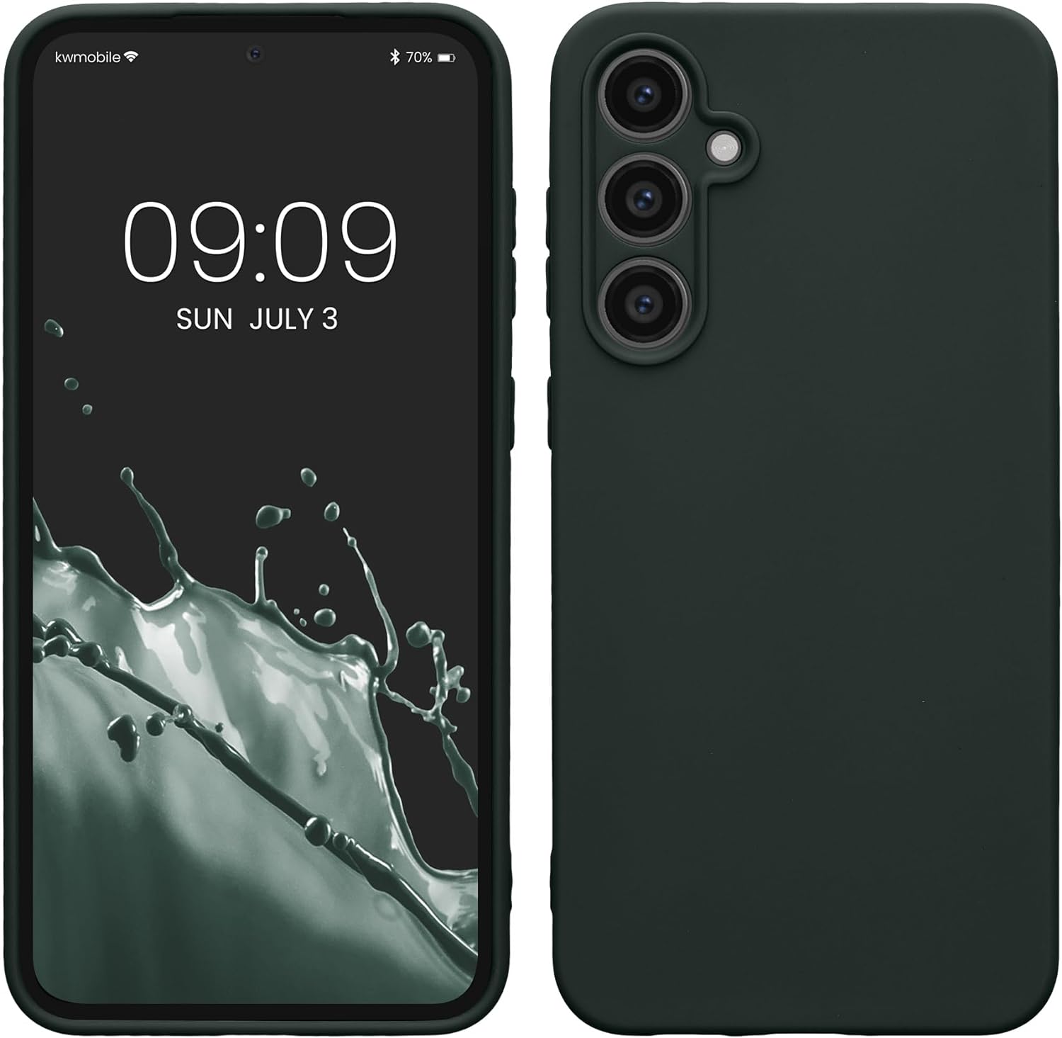 KW Samsung Galaxy S23 FE Θήκη Σιλικόνης TPU - Moss Green - KWM000021LO007C