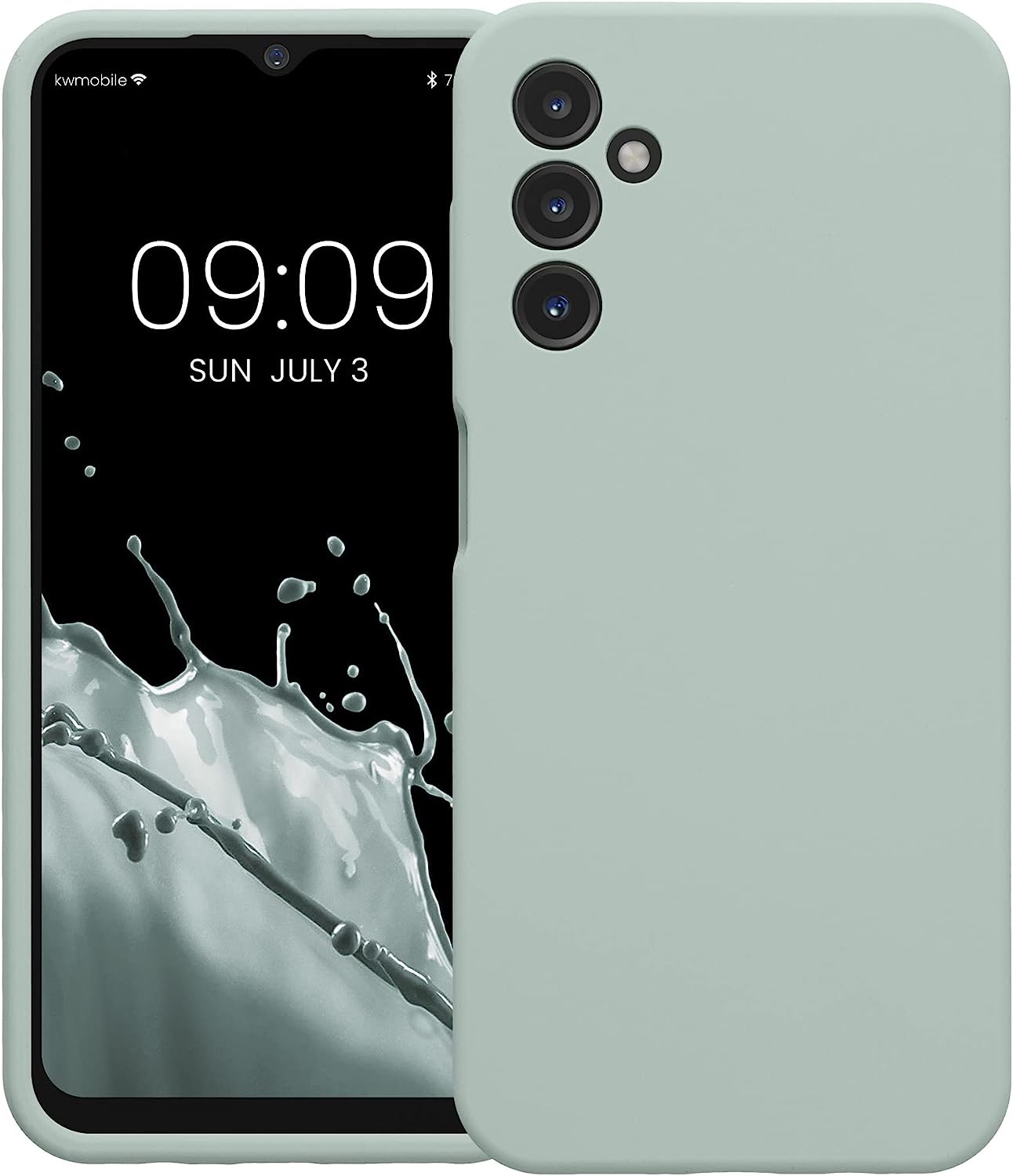 KW Samsung Galaxy A14 5G Θήκη Σιλικόνης Rubber TPU - Cool Mint - 60808.200