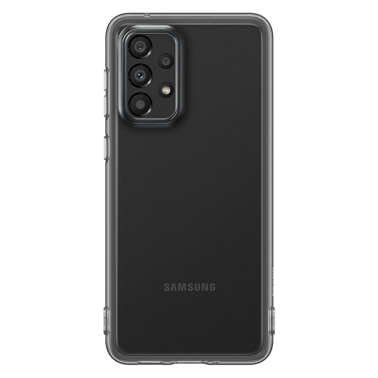 Samsung Soft Clear Cover Samsung Galaxy A33 5G Θήκη Σιλικόνης - Black - EF-QA336TBEGWW