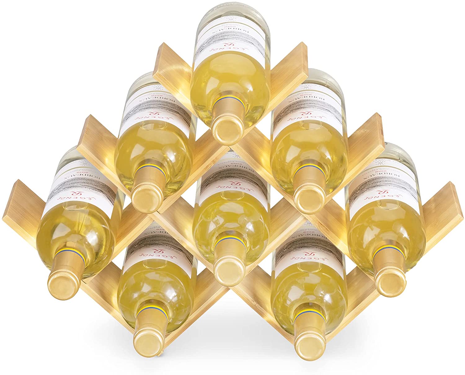 Navaris Ξύλινο Ράφι Ποτών από Μπαμπού - 43,5 x 10 x 29,5 cm - Light Brown - 54003.24