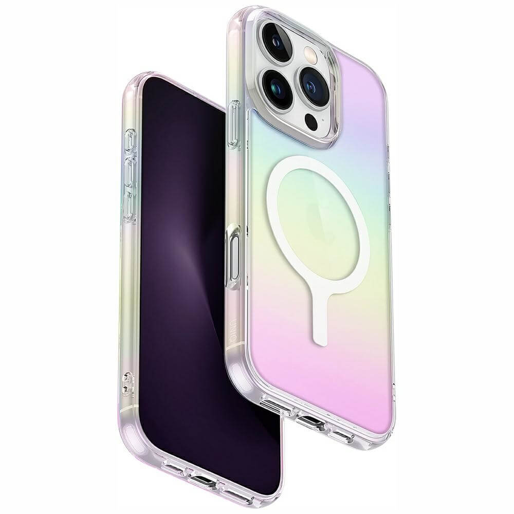 Uniq iPhone 16 Pro - Iridescia - Σκληρή Θήκη με Πλαίσιο Σιλικόνης και MagSafe - Holographic
