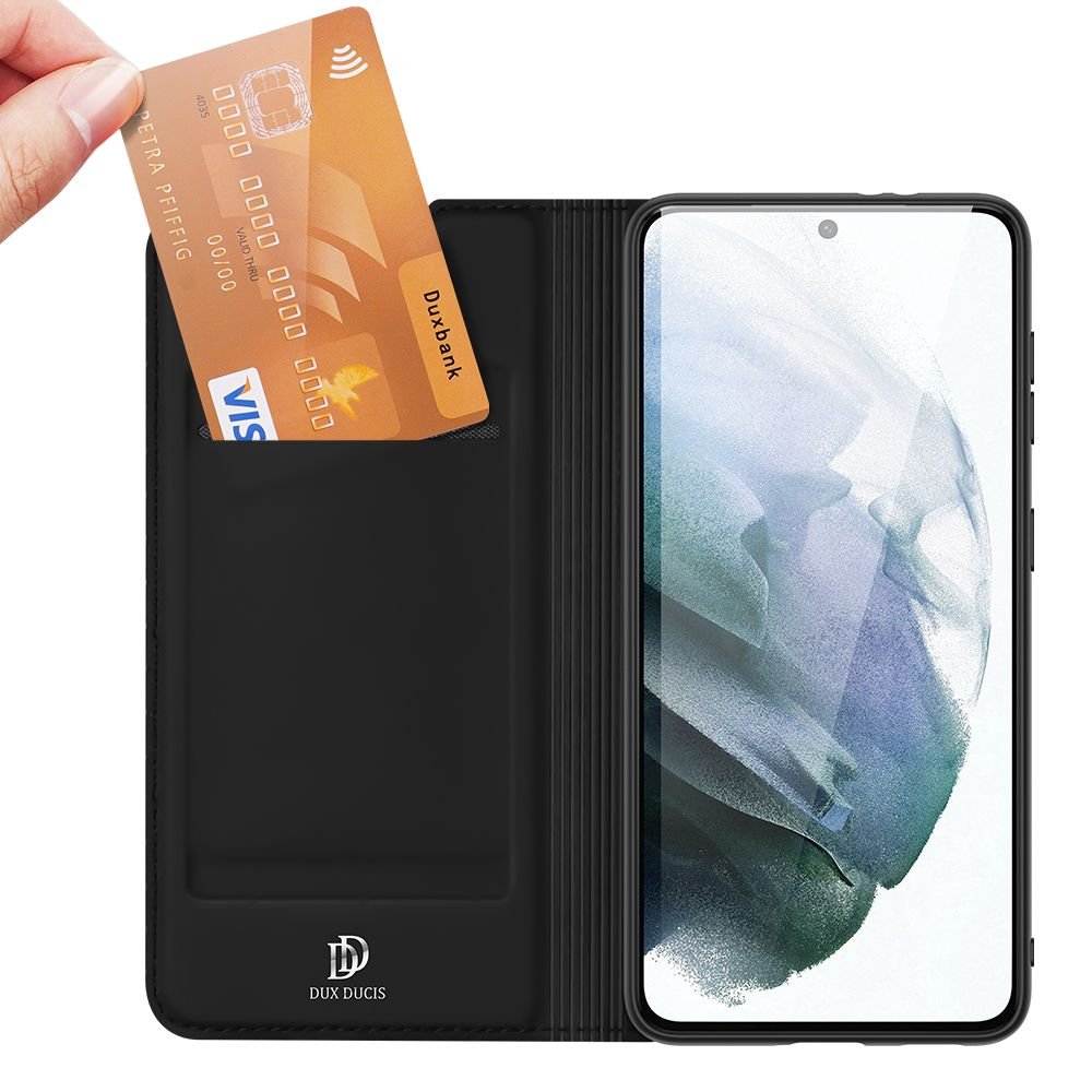 Dux Ducis Samsung Galaxy S21 FE Flip Stand Case Θήκη Βιβλίο - Black