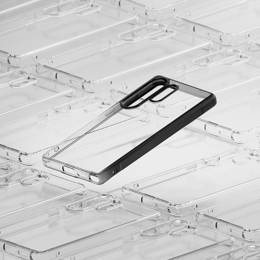 Ringke Samsung Galaxy S25 Ultra Fusion Bold Σκληρή Θήκη με Πλαίσιο Σιλικόνης - Black / Διάφανη