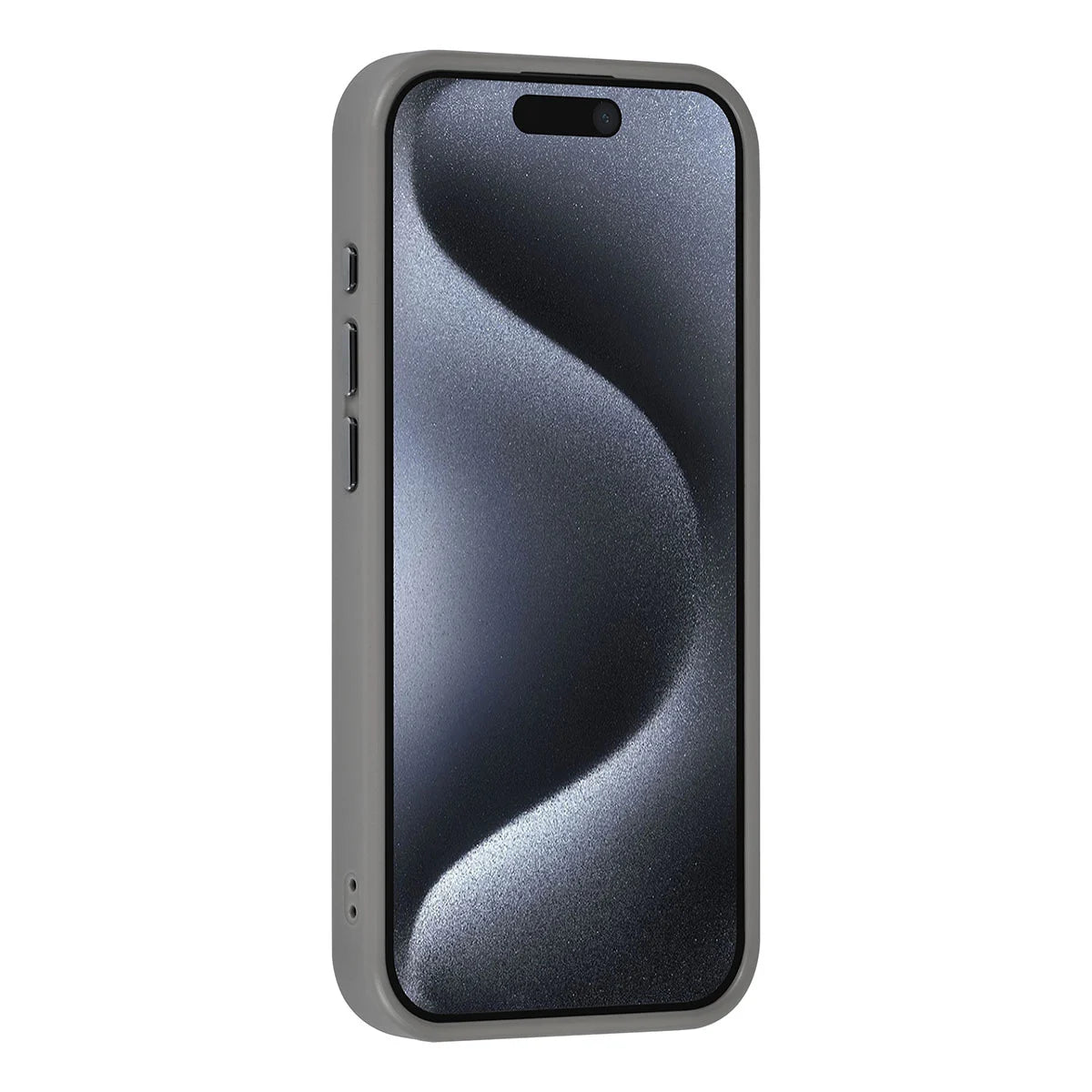 Tuniq iPhone 15 Pro - MagSafe Σκληρή Θήκη με Πλαίσιο Σιλικόνης - Γκρι / Διάφανη