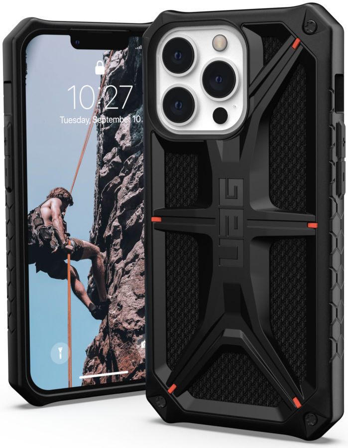 UAG iPhone 13 Pro Monarch Kevlar Series Σκληρή Θήκη - Kevlar Black