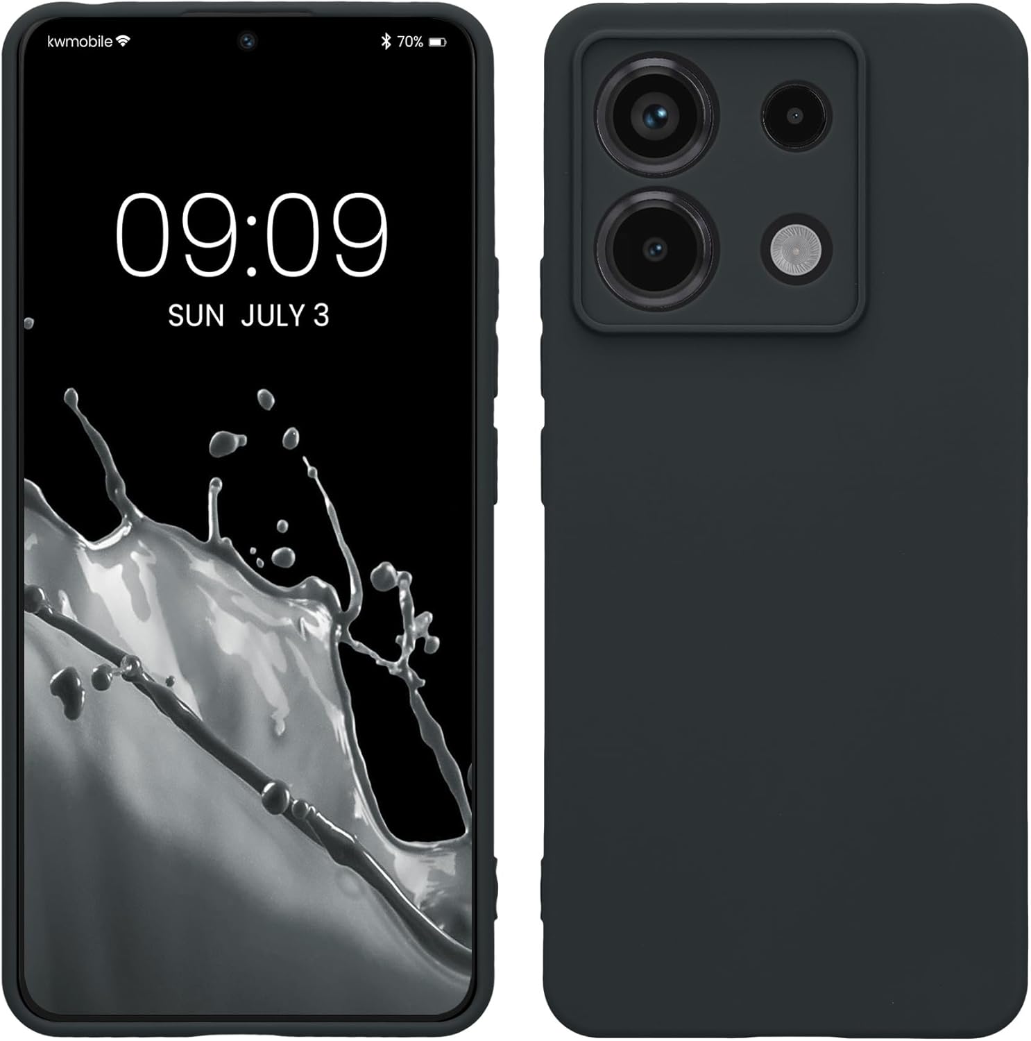KW Xiaomi Redmi Note 13 Pro 5G / Poco X6 5G Θήκη Σιλικόνης TPU - Blueberry Blue