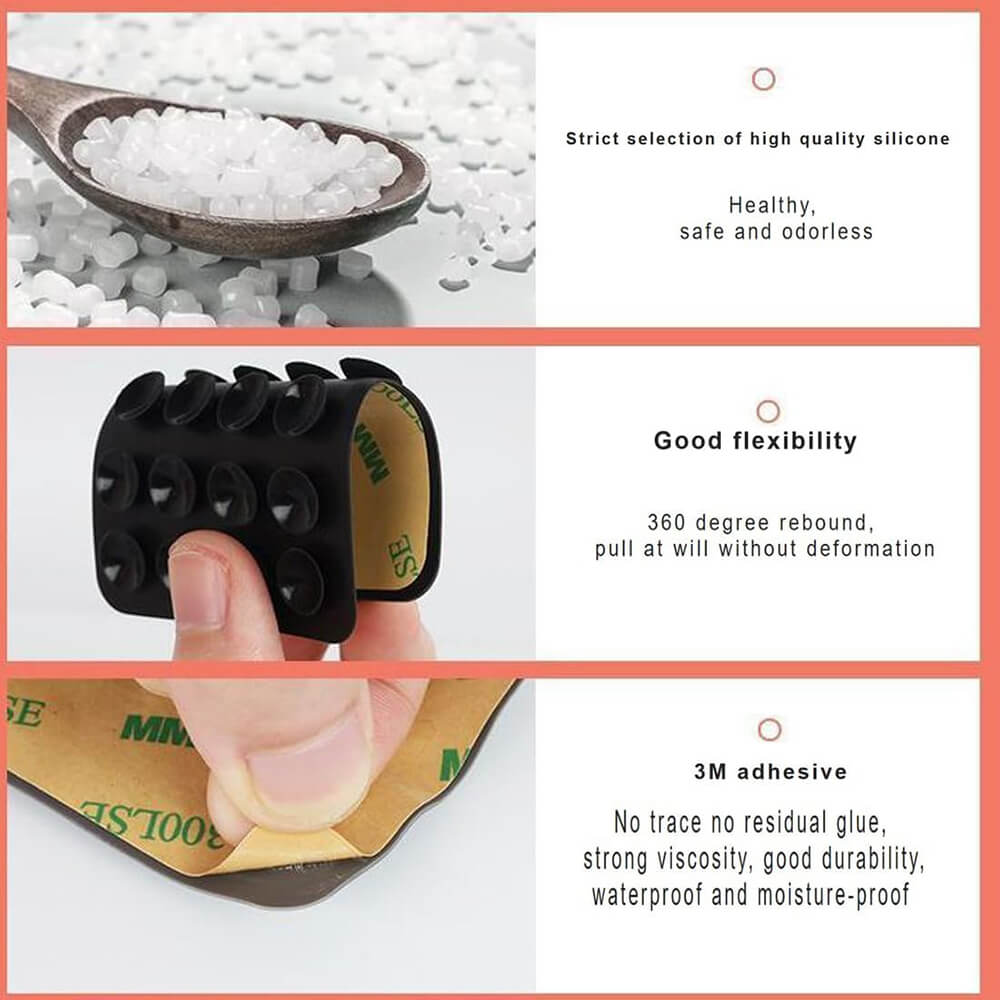 Techsuit Phone Holder Αξεσουάρ Στερέωσης Κινητού με Ενσωματωμένες Βεντούζες - Purple