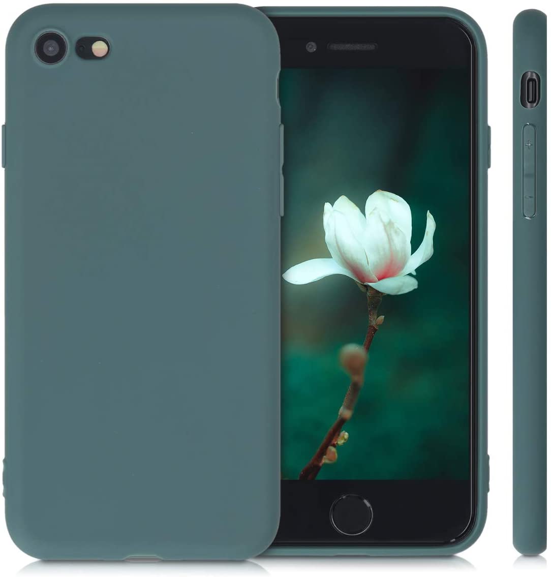 KW iPhone SE 2022 / SE 2020 / 7 / 8 Θήκη Σιλικόνης TPU - Blue Green - 39458.171